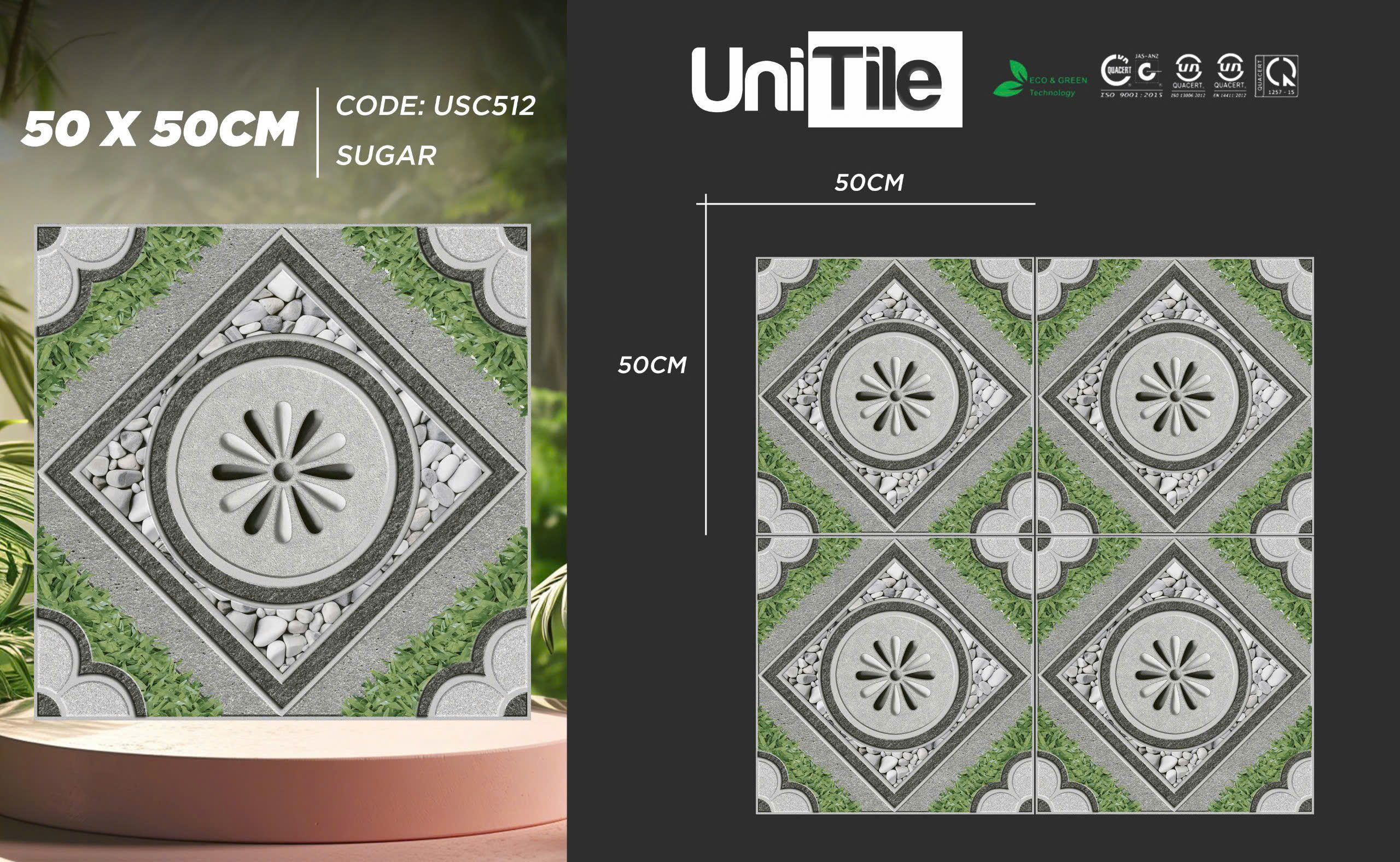 Gạch sân vườn 50x50cm-5537