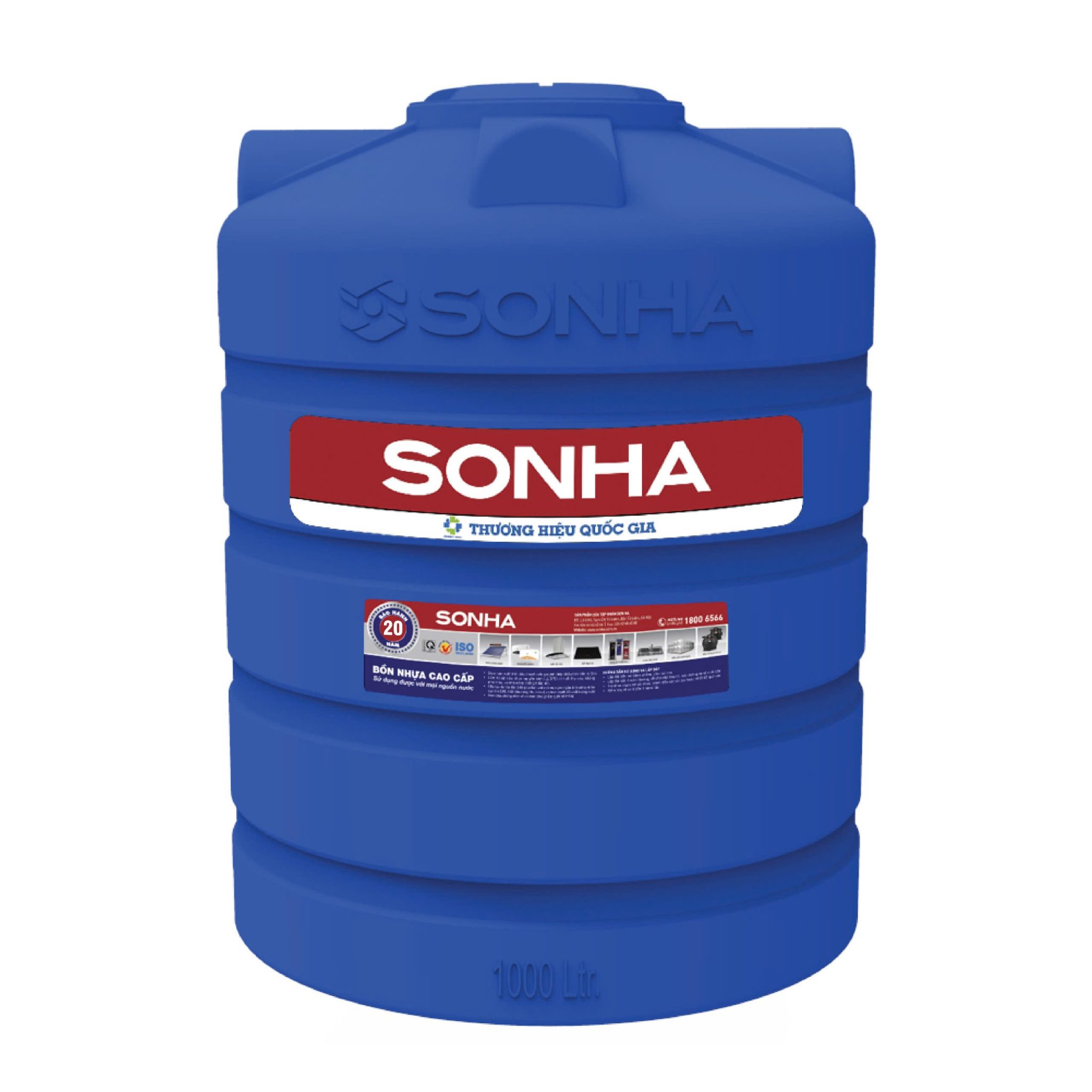 Bồn nước nhựa Sơn Hà 1500L-4604