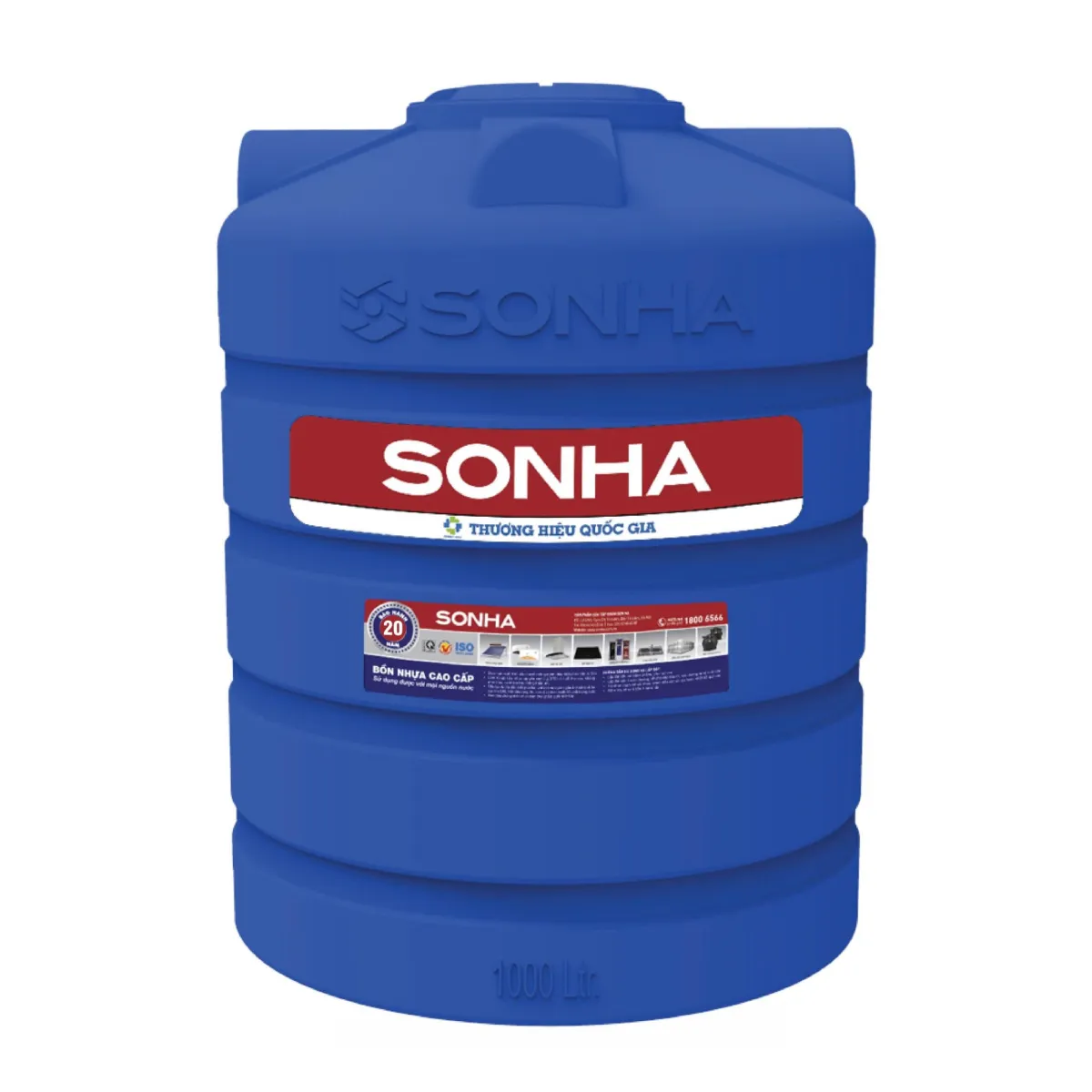 Bồn nước nhựa Sơn Hà 1500L-4604