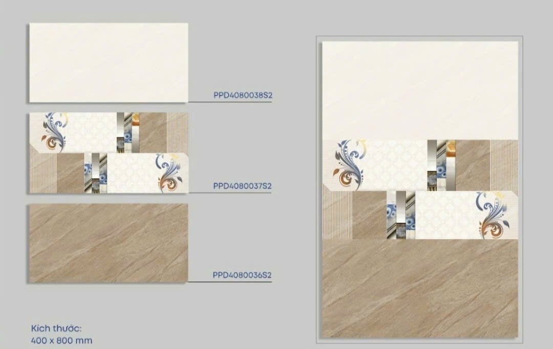 Gạch ốp tường 40x80cm-5143