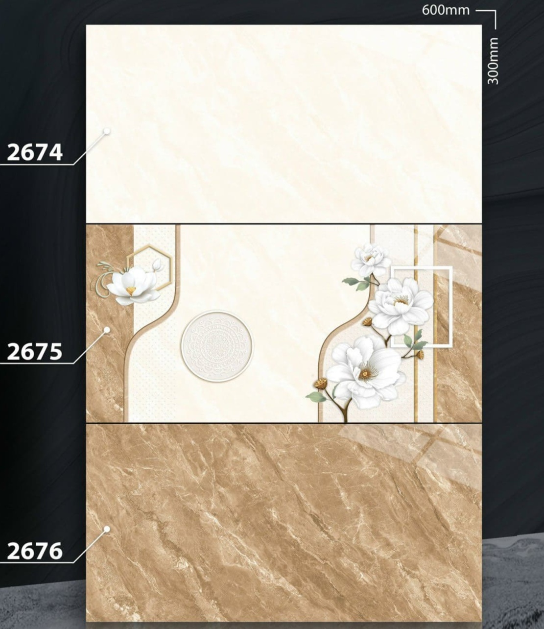 Gạch ốp tường 30x60cm-5307