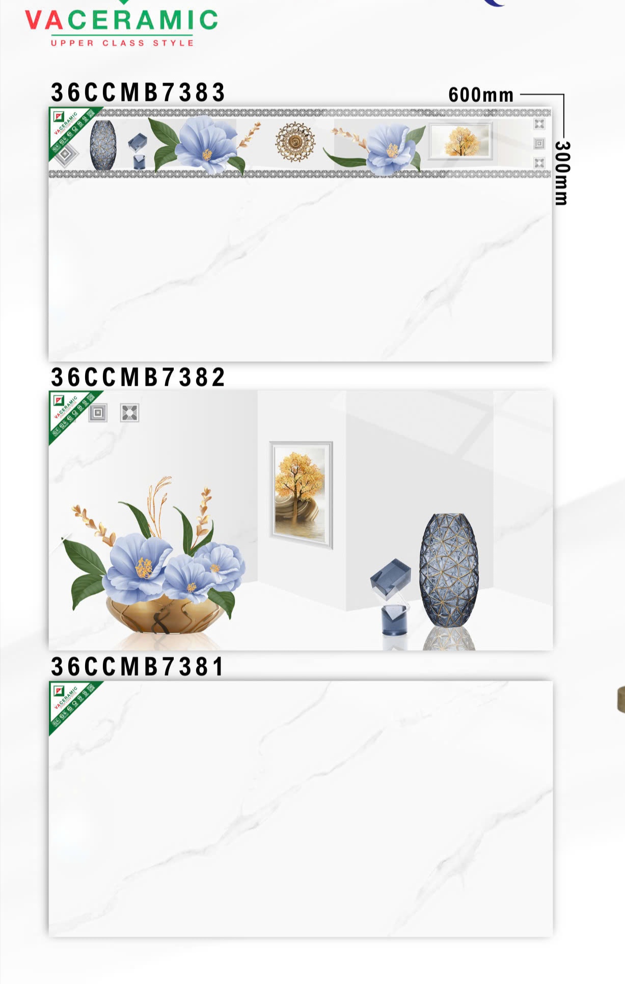 Gạch ốp tường 30x60cm-5419