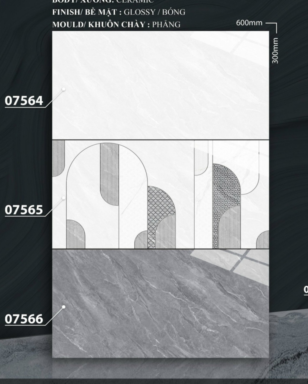 Gạch ốp tường 30x60cm-5421