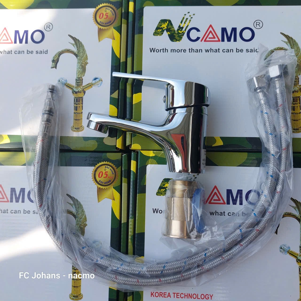 Vòi lavabo bóng nóng lạnh -5567