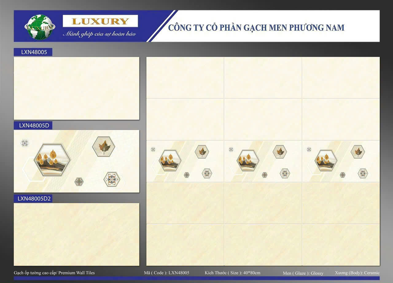 Gạch ốp tường 40x80cm-4554