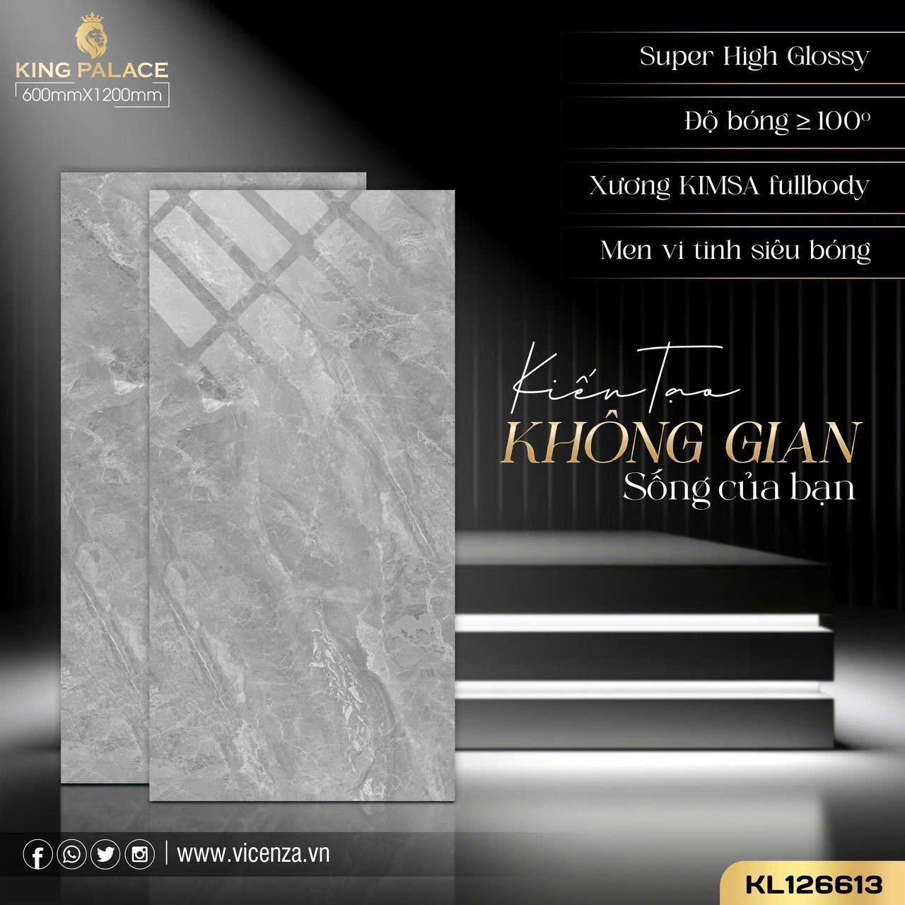 Gạch thông gió (Gạch Bông Gió) 19x19x6.5cm 013-4615