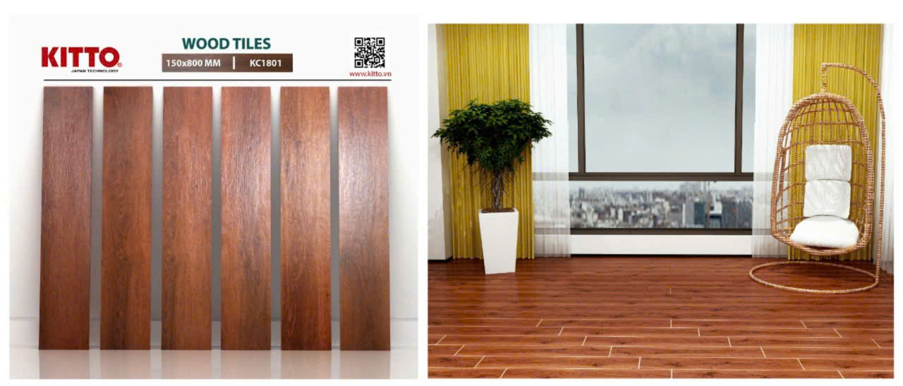 Gạch gỗ 15x80cm -5438