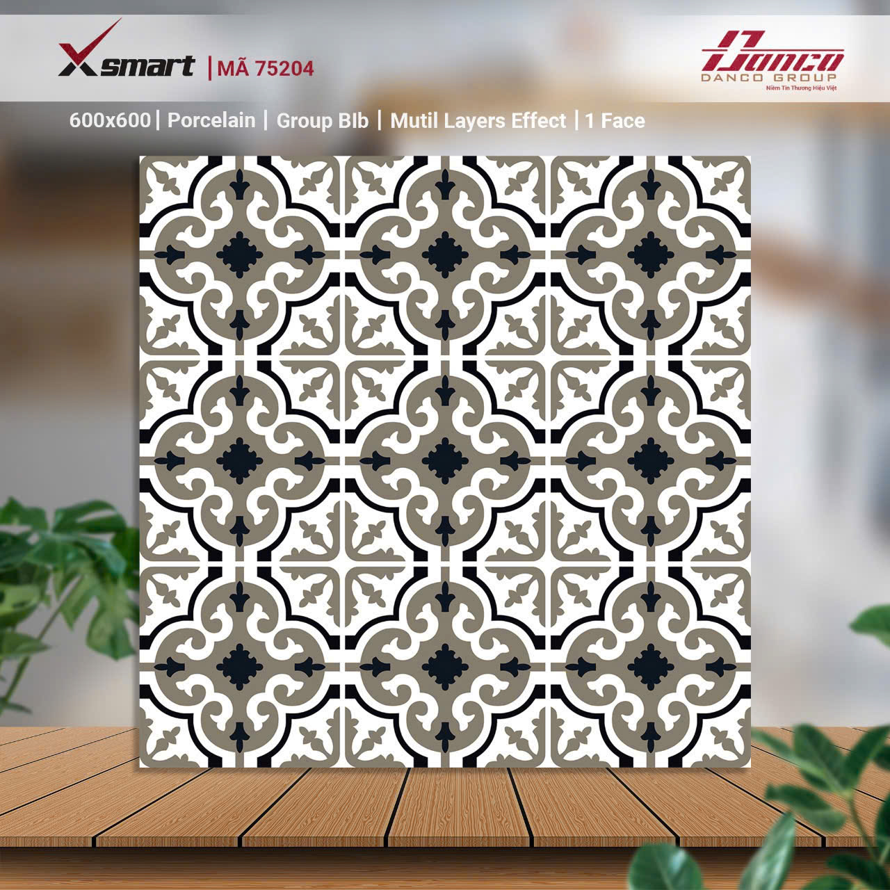 Gạch Lát Nền 60x60cm 75204-4873