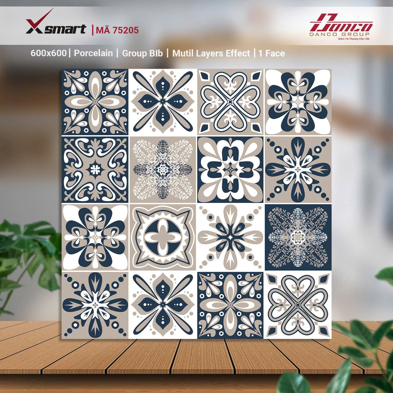 Gạch Lát Nền 60x60cm 75205-4869