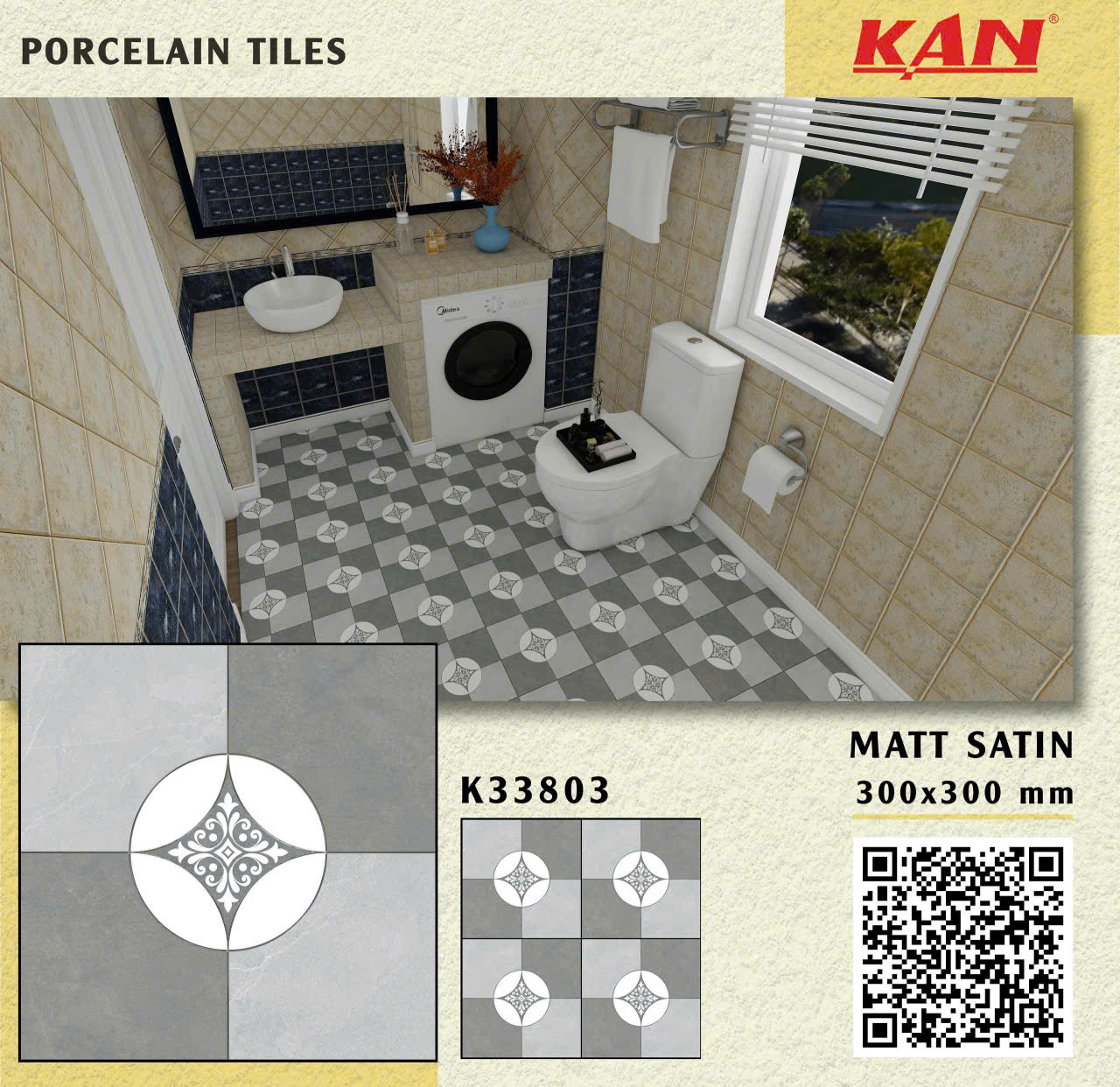 Gạch Lát Nền 30x30cm -5126