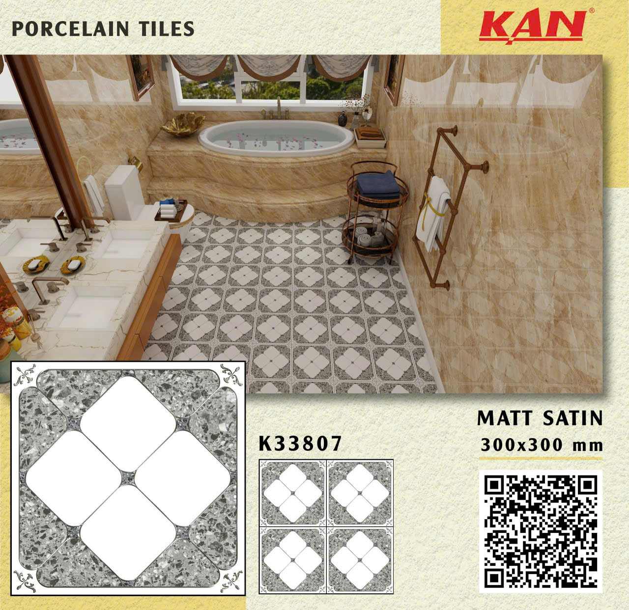 Gạch Lát Nền 30x30cm -5129