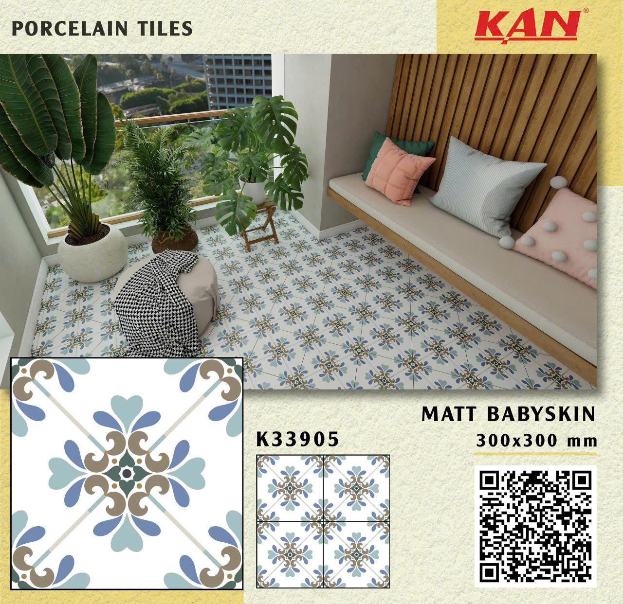 Gạch Lát Nền 30x30cm -5128