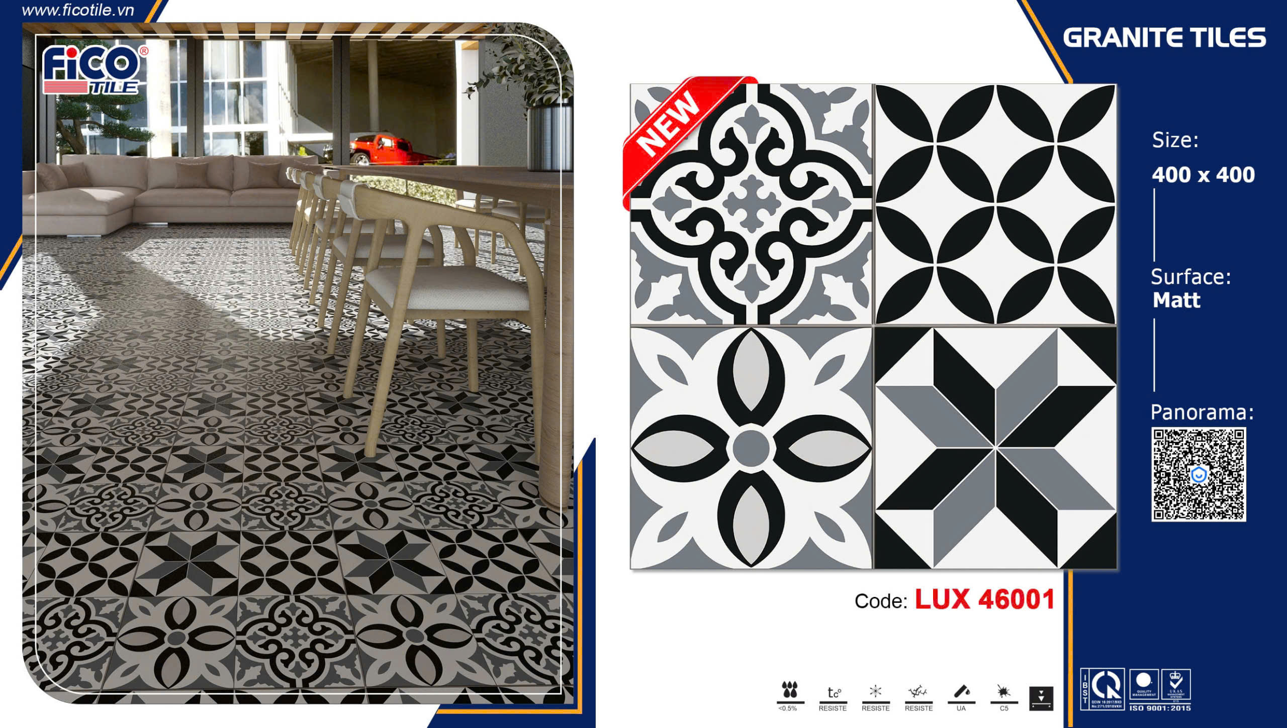 Gạch Lát Sân Vườn 40x40cm -5697