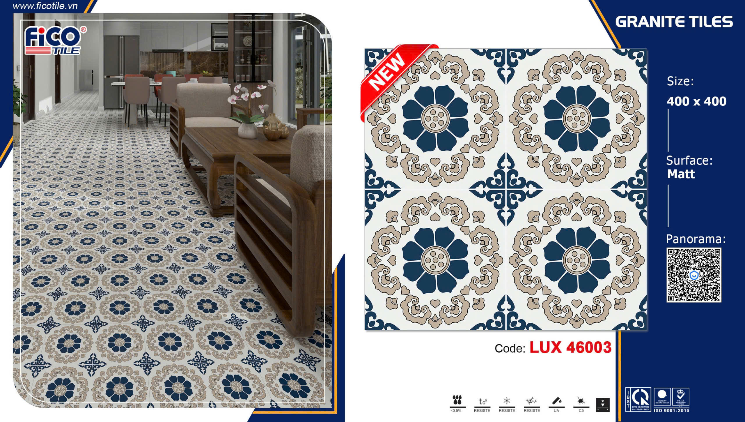 Gạch Lát Sân Vườn 40x40cm -5699