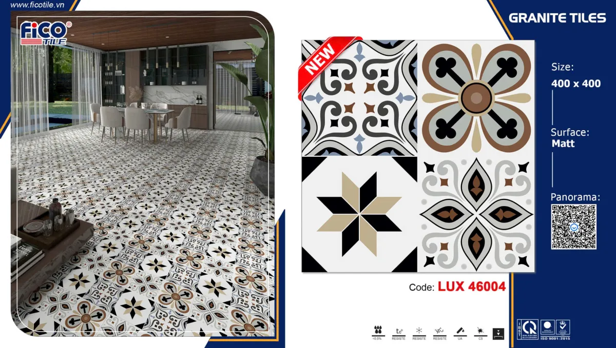Gạch Lát Sân Vườn 40x40cm -5700