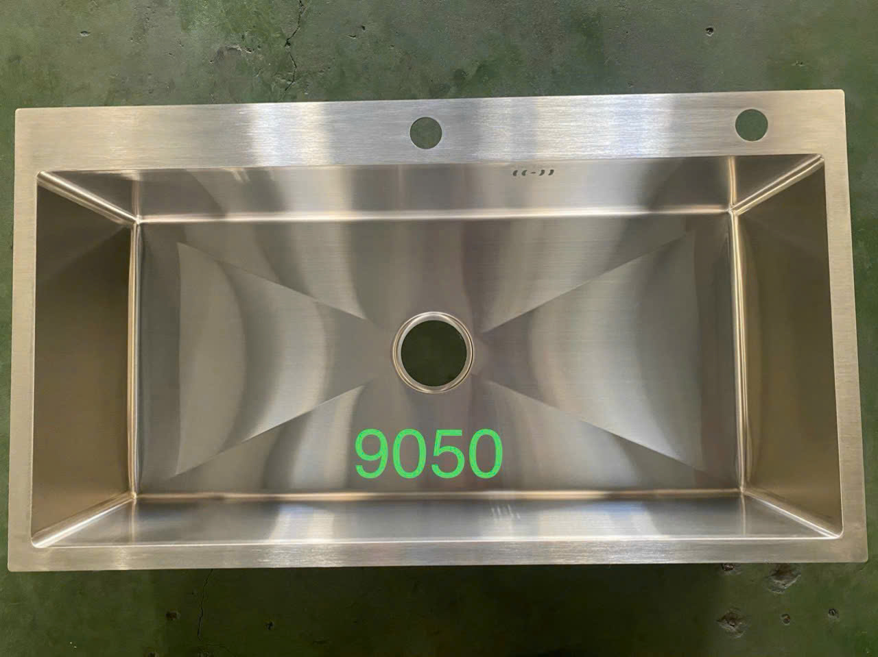 Chậu chén 1 hố inox 304 sze 50x90cm-4334