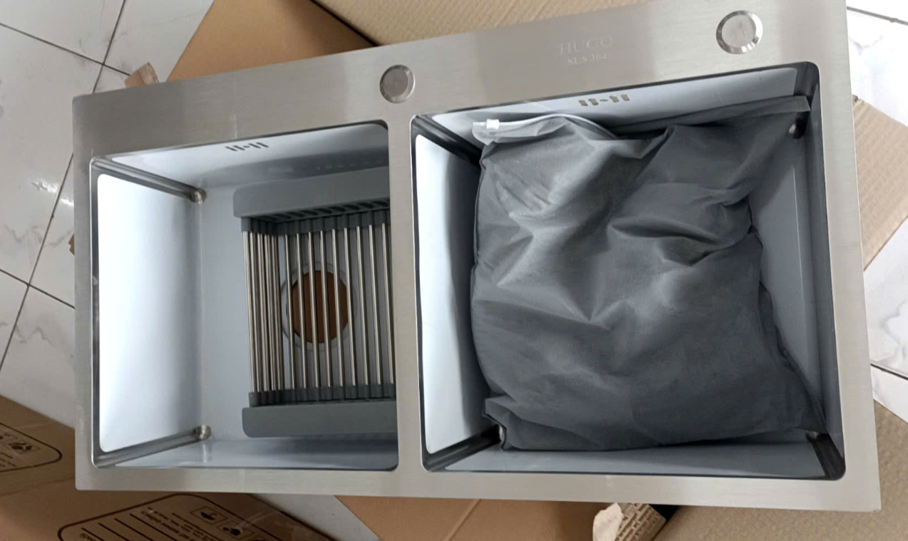 Chậu Chén Inox 304 Hugo-3484