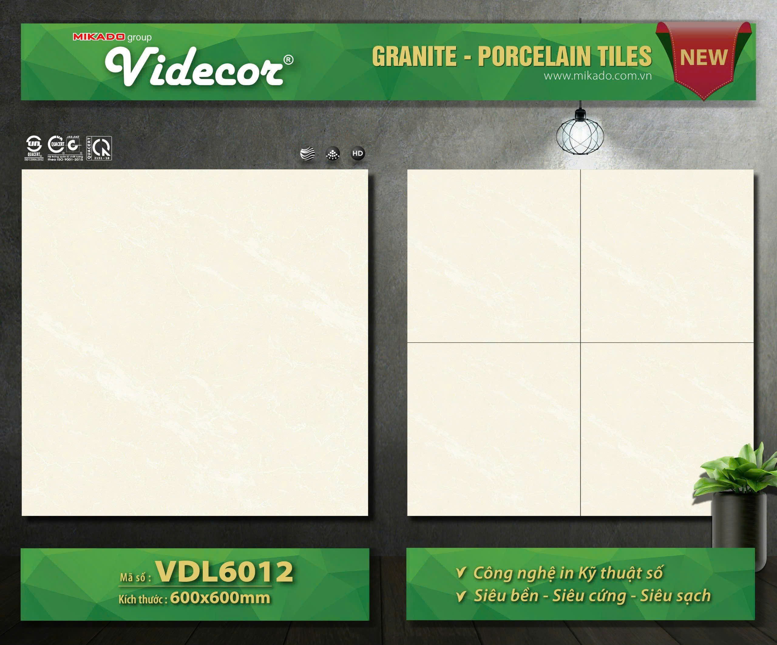 Gạch Lát Nền 60x60cm VDL6012-4803