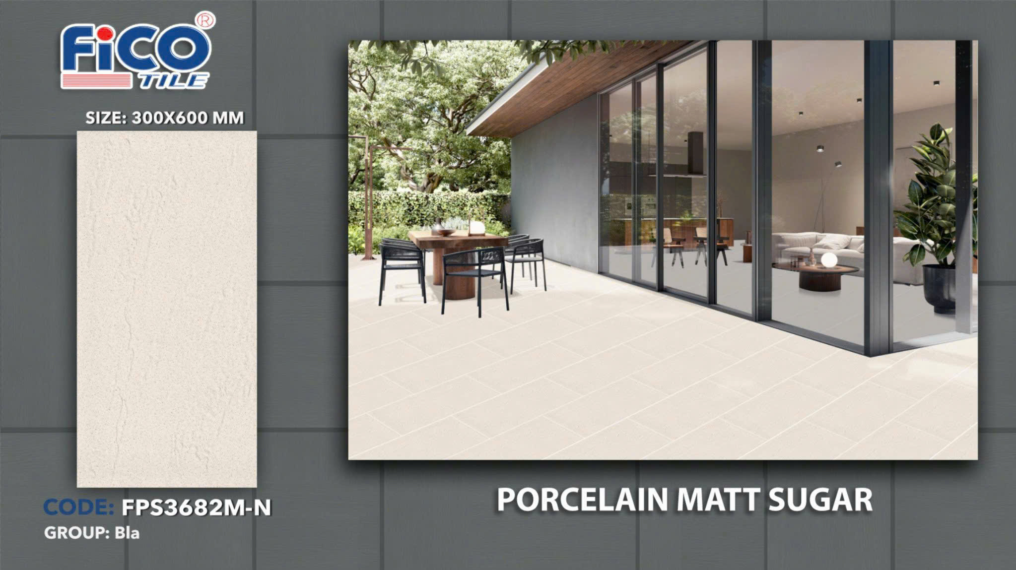 Gạch Lát Nền 30x60 Fico 3682 M-N-4342