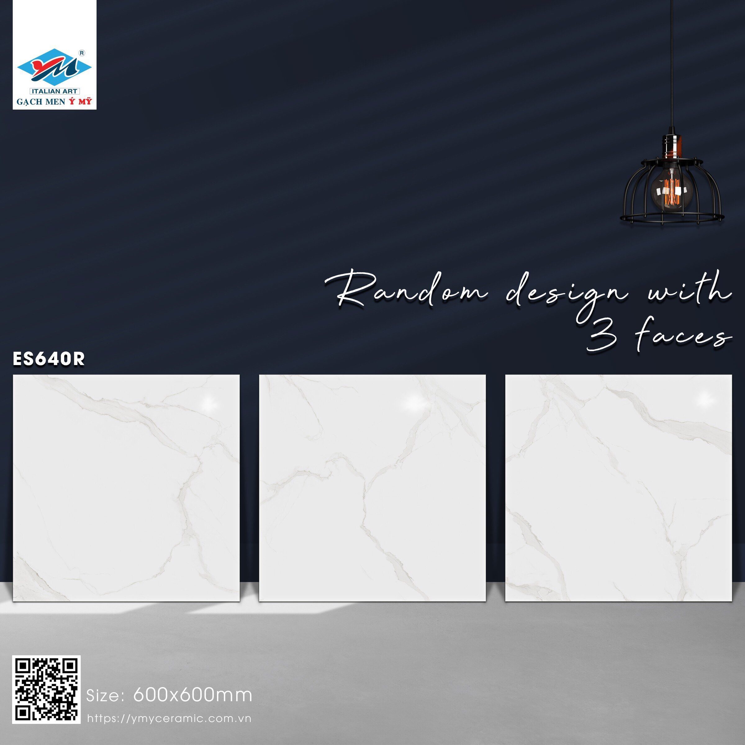 Gạch lát nền 60x60cm Ý MỸ -1762