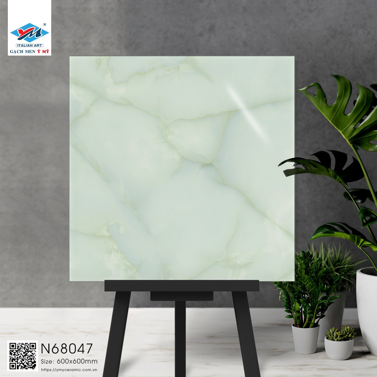 Gạch lát nền 60x60cm Ý MỸ -1738