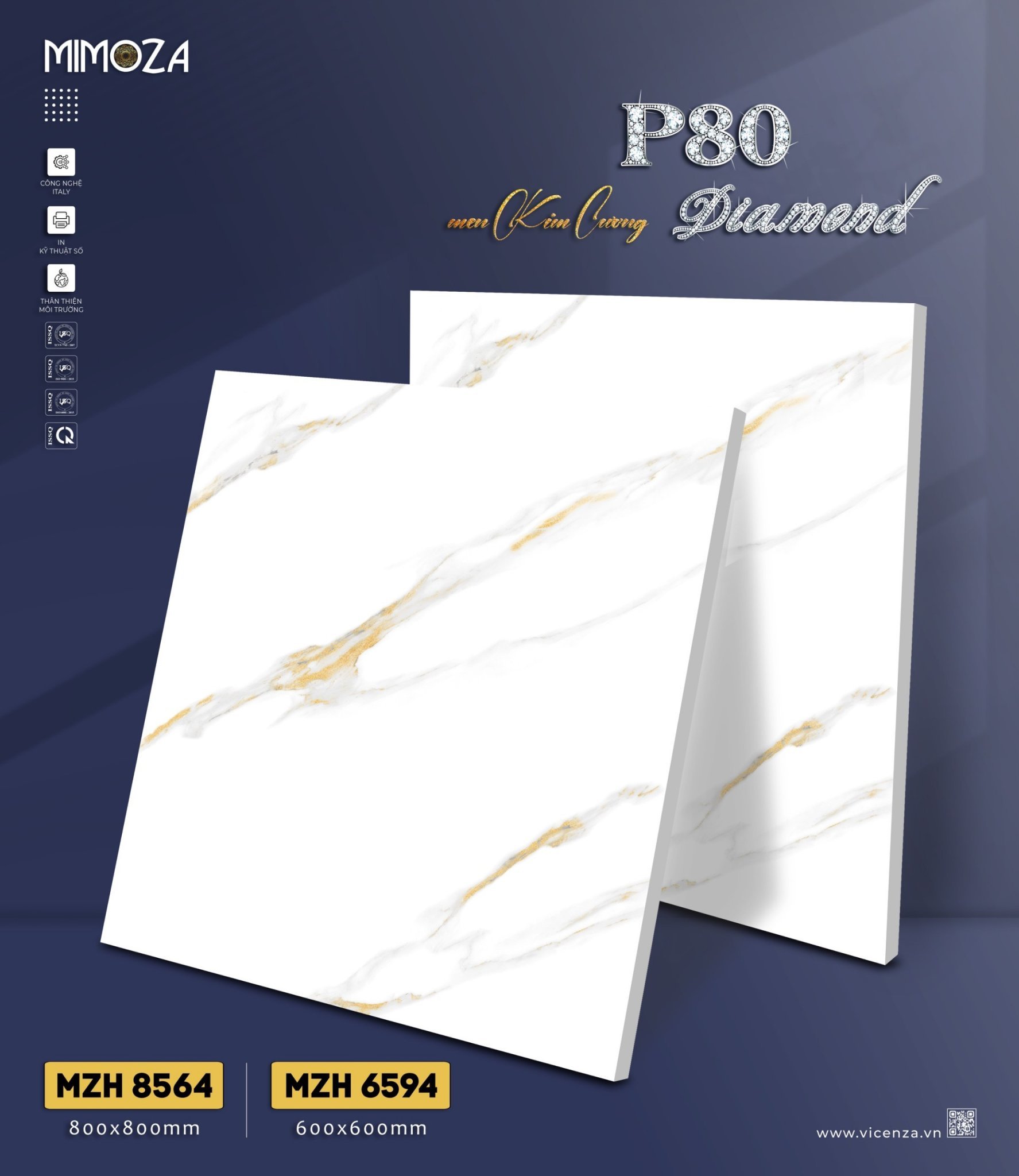 Gạch lát nền 80x80 MIMOZA-1619