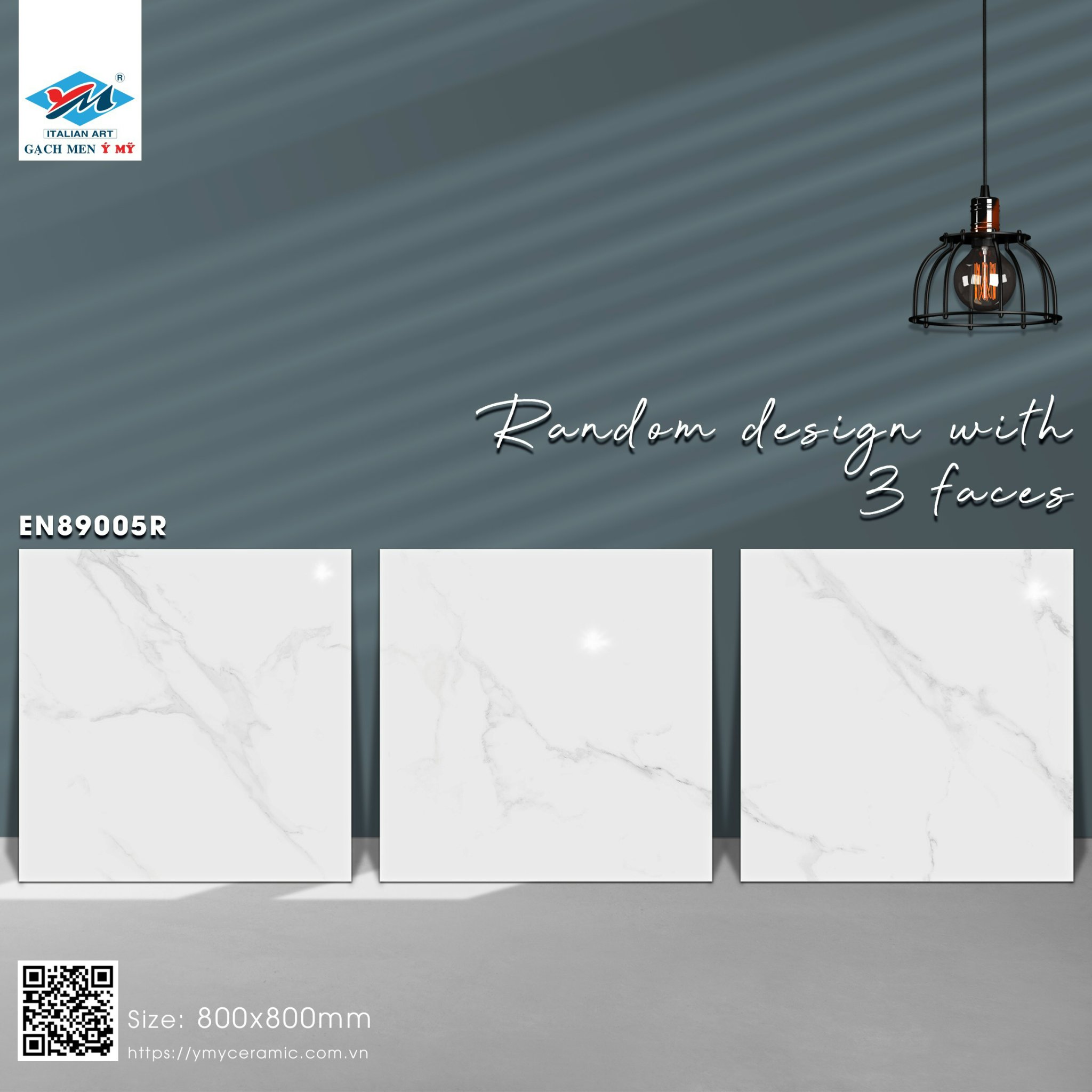 Gạch lát nền 80x80 Ý MỸ-1814