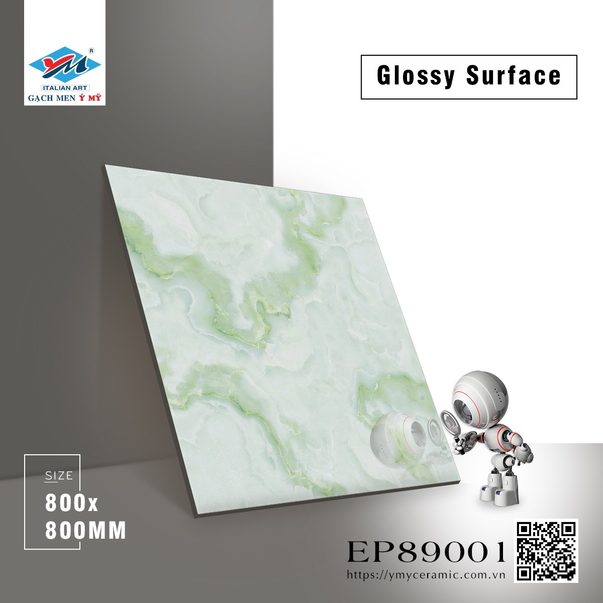 Gạch lát nền 80x80 Ý MỸ-1817