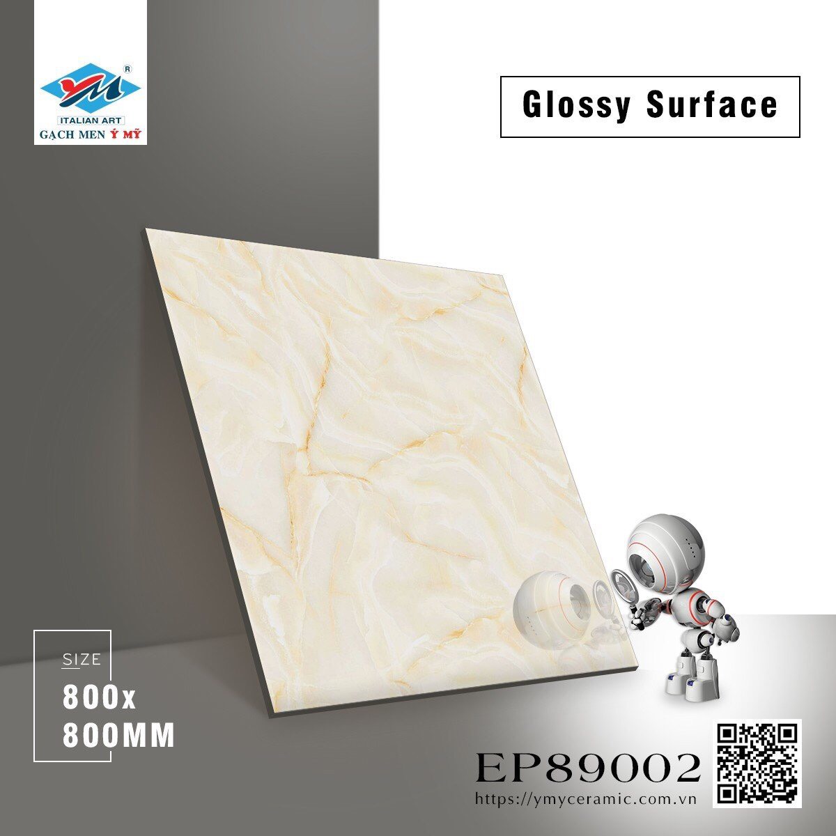 Gạch lát nền 80x80 Ý MỸ-1818