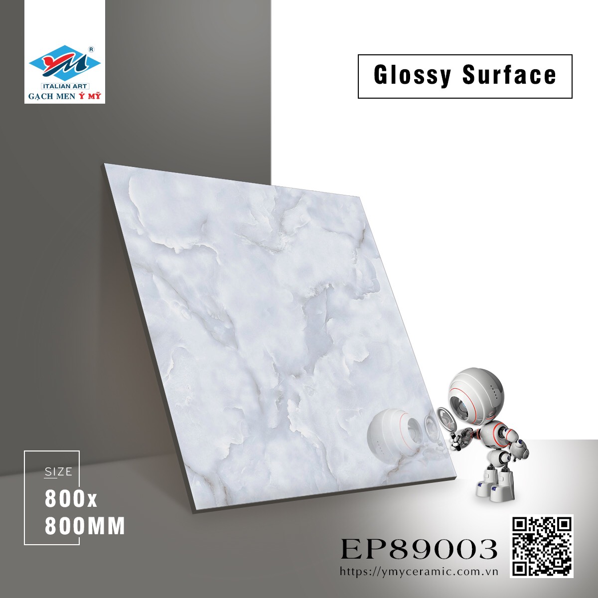 Gạch lát nền 80x80 Ý MỸ-1819