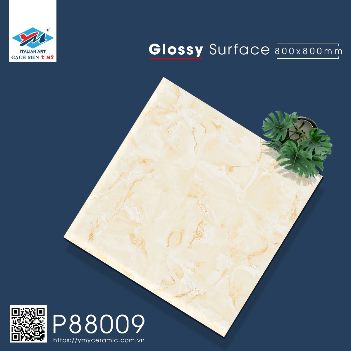 Gạch lát nền 80x80 Ý MỸ-1800