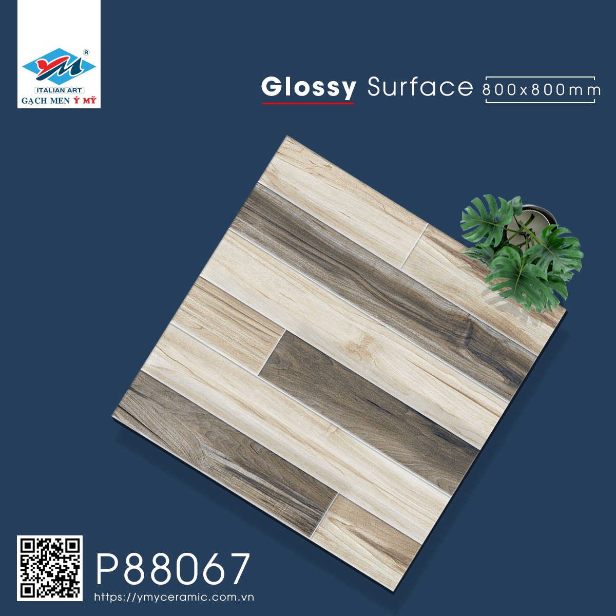 Gạch lát nền 80x80 Ý MỸ-1806