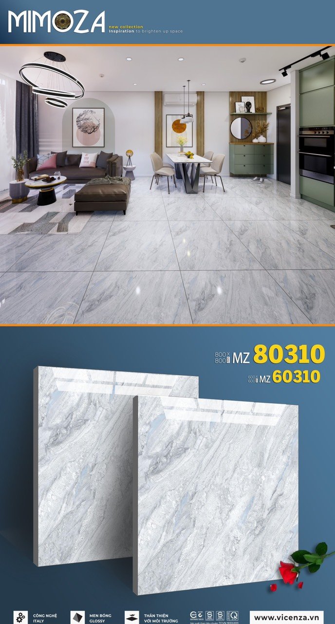 Gạch lát nền 80x80cm MIMOZA-1608