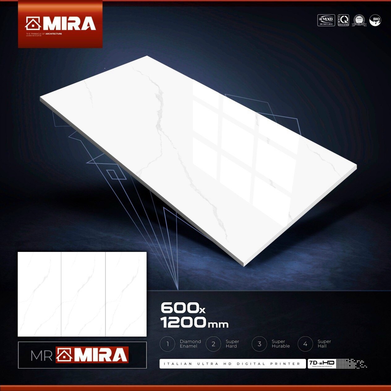 Gạch ốp lát 60x120cm Mira-2073