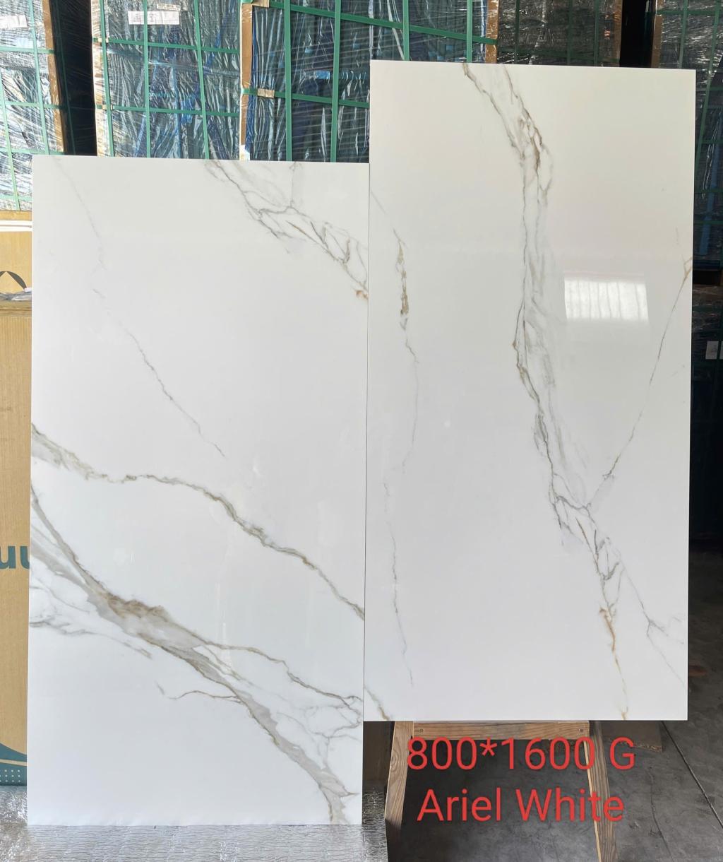 Gạch ốp lát 80x160cm Ariel White-4101