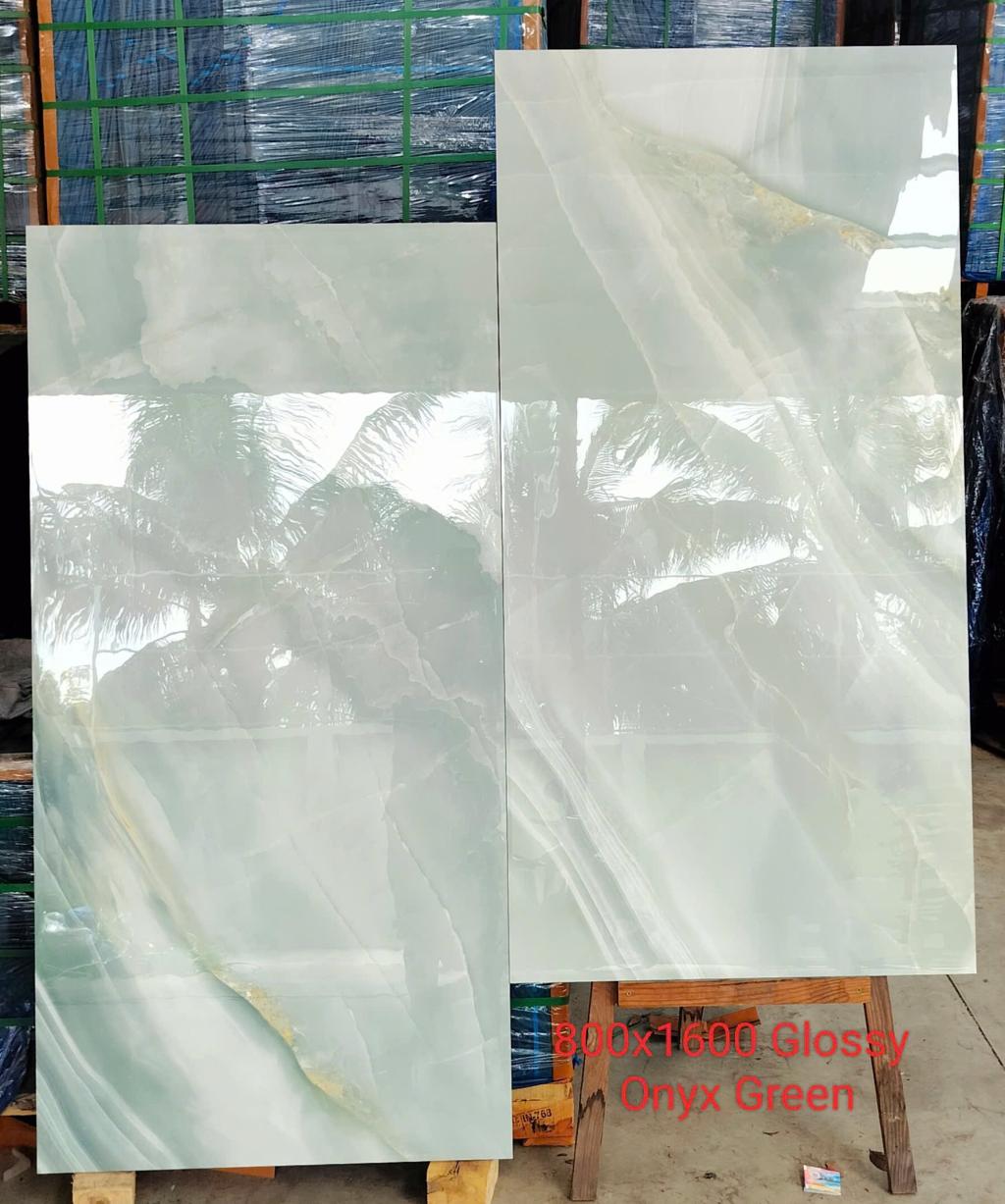 Gạch ốp lát 80x160cm Onyx Green-4102