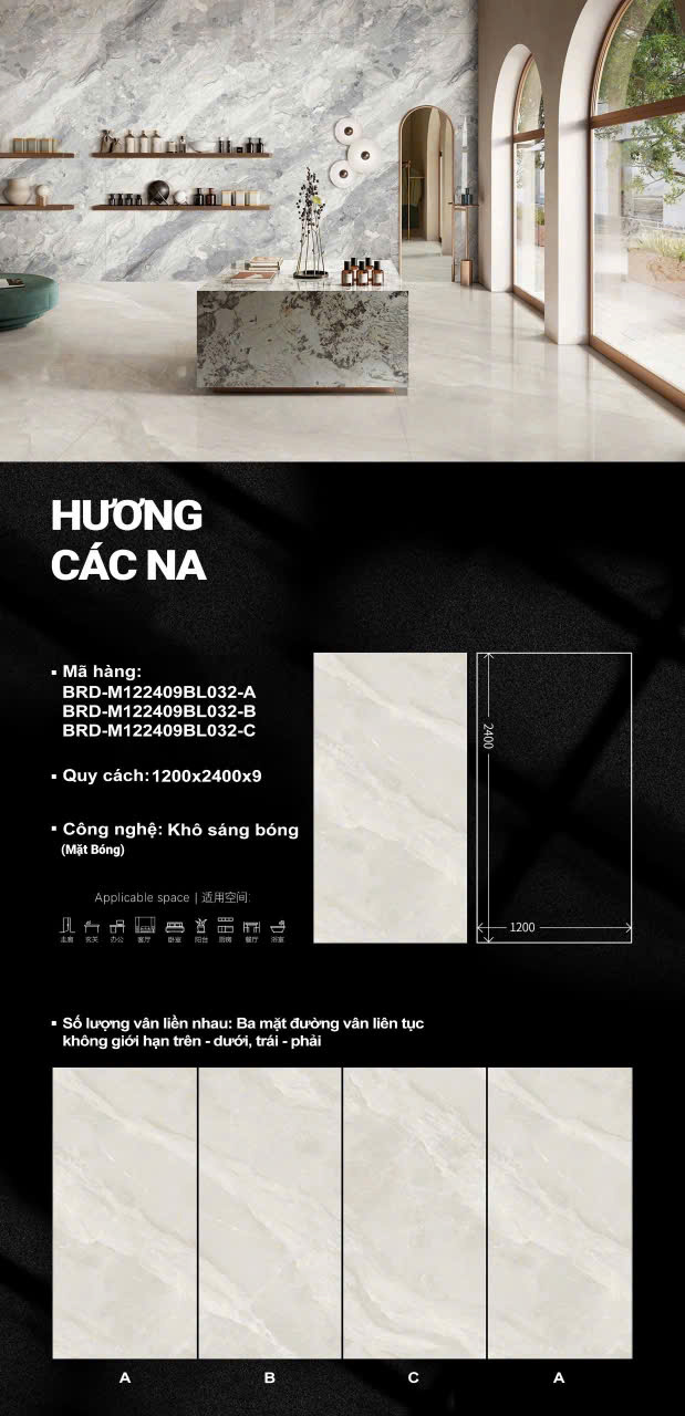 Gạch ốp lát khổ lớn 120x240cm-4248