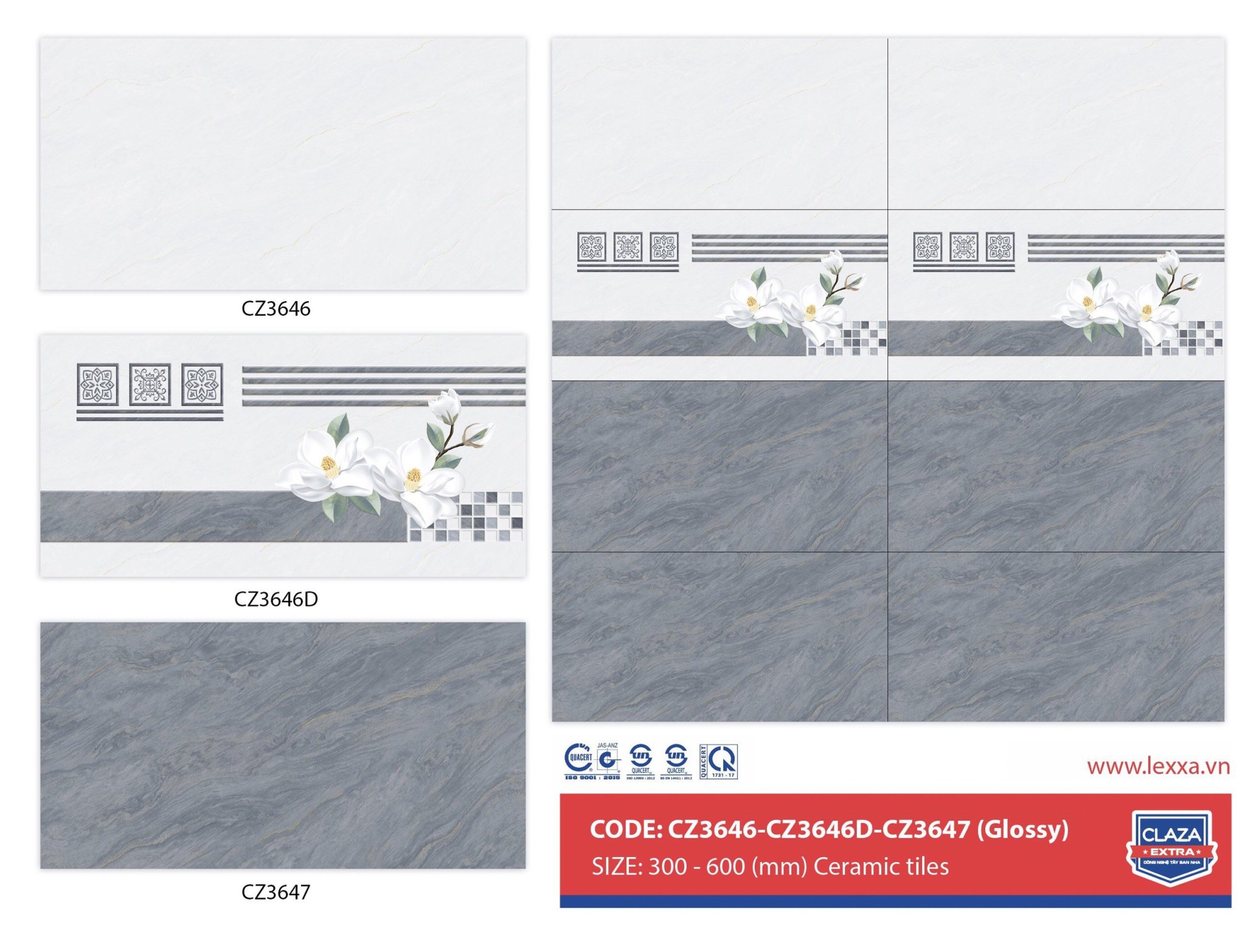 Gạch ốp tường 30x60 CLAZA-1696