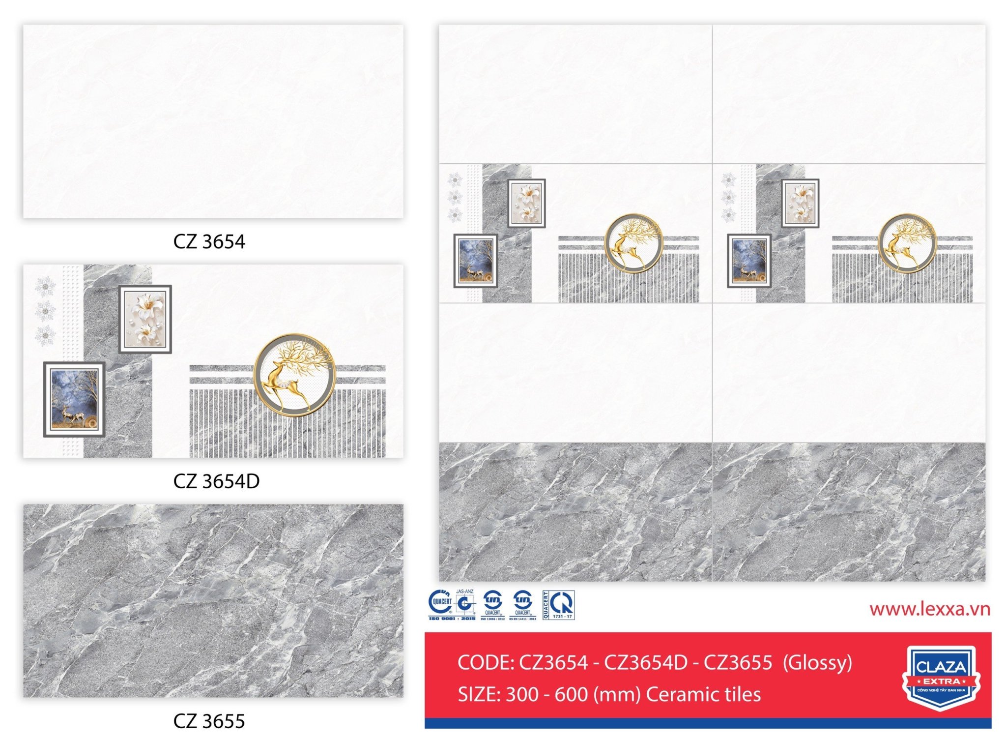 Gạch ốp tường 30x60 CLAZA-1698
