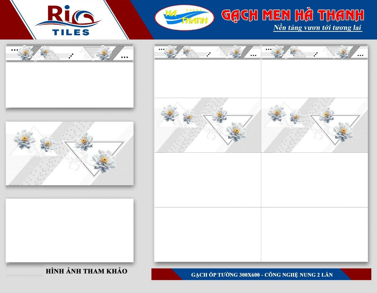 Gạch ốp tường 30x60 HÀ THANH -1978