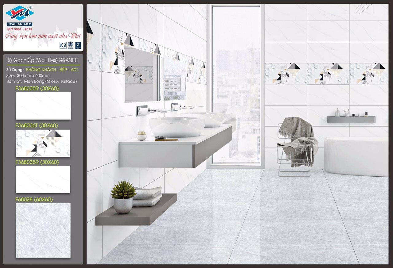 Gạch ốp tường 30x60 Ý MỸ-1390