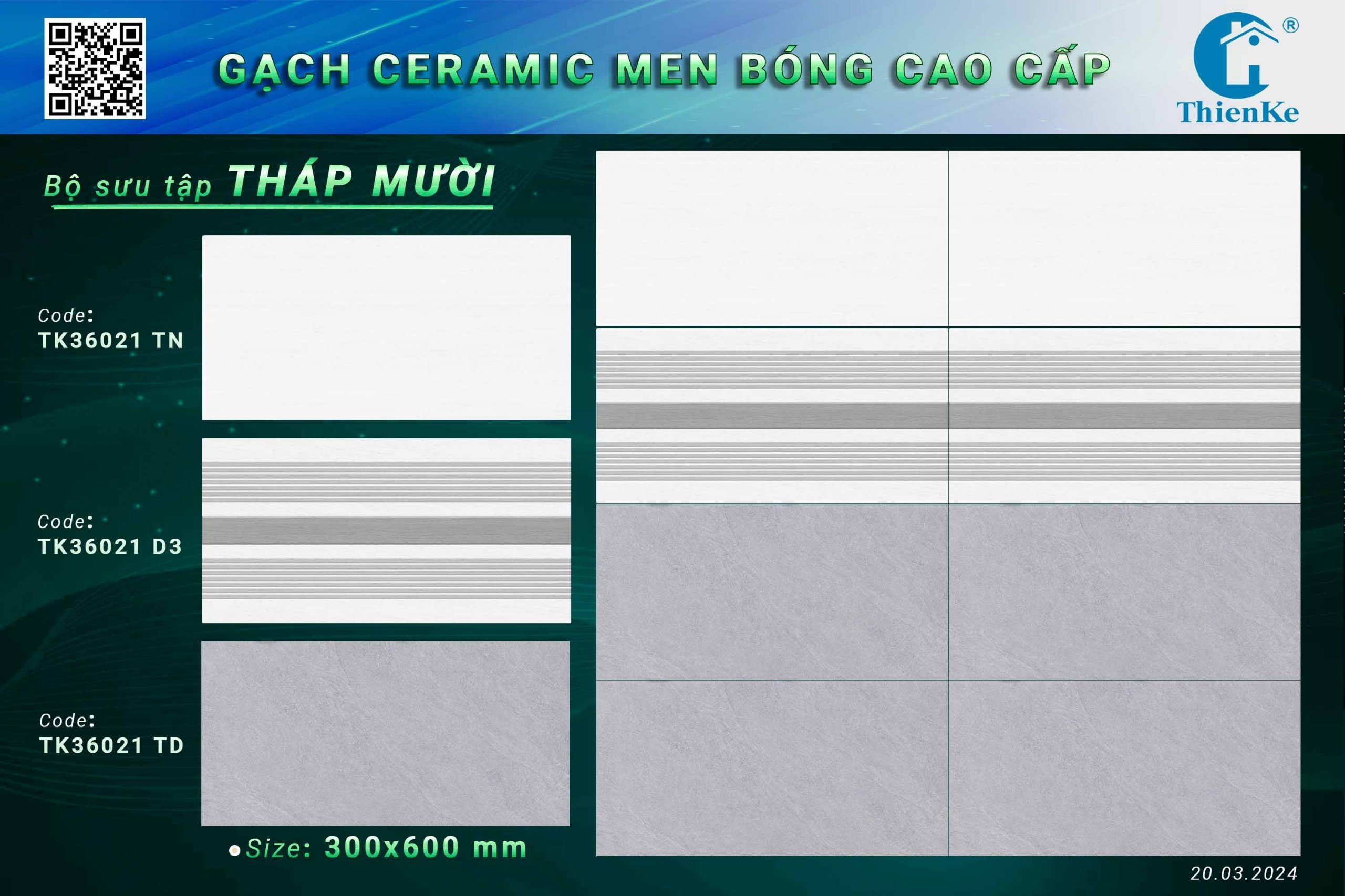 Gạch ốp tường 30x60cm-1298