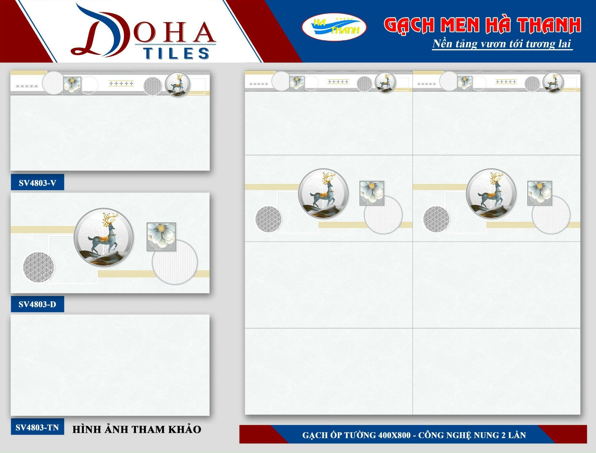 Gạch ốp tường 40x80cm HÀ THANH-1368