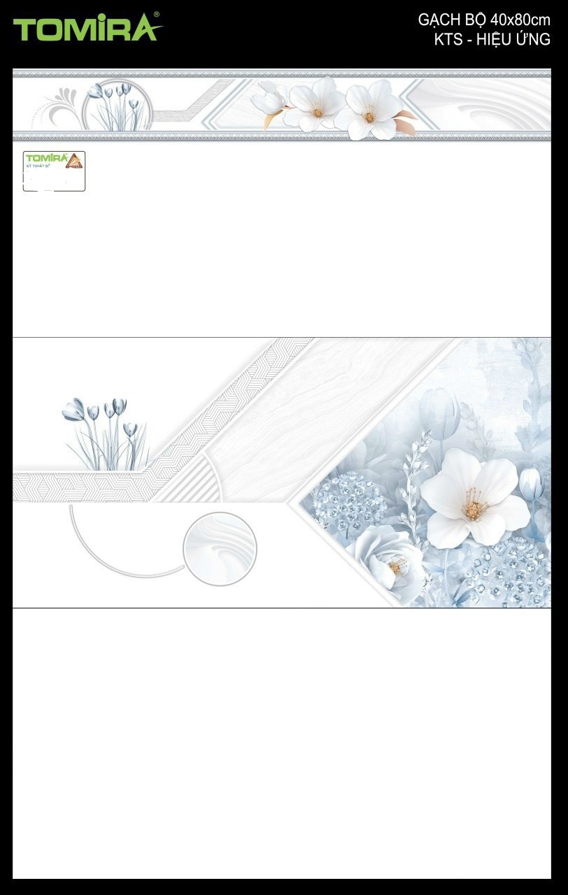 Gạch ốp tường 40x80cm TOMIRA-1956