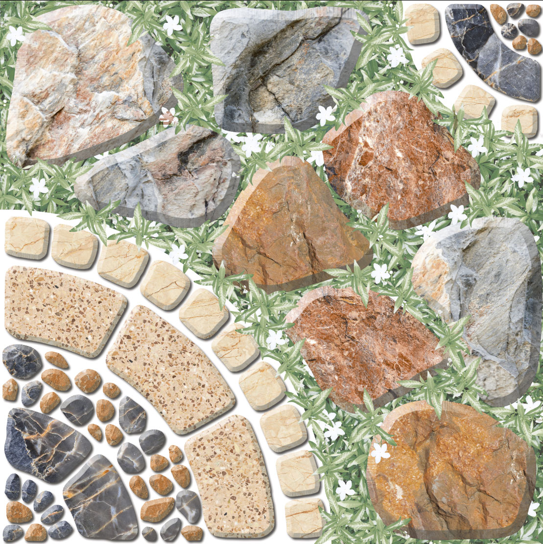 Gạch sân vườn vicera 40x40cm-2698