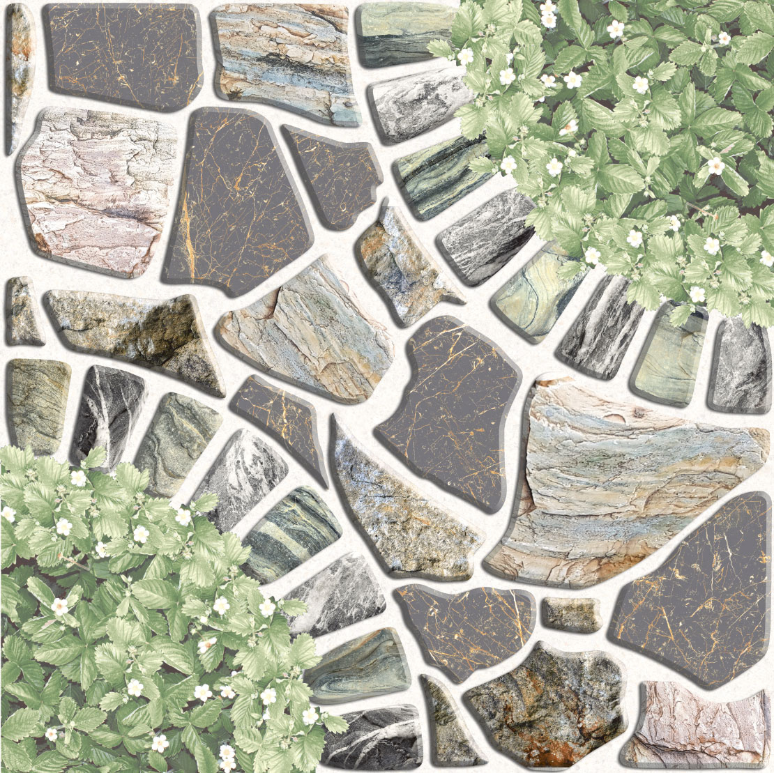 Gạch sân vườn vicera 40x40cm-2704