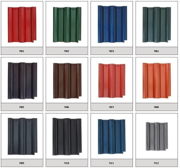 Ngói màu Ruby dòng RA-2589