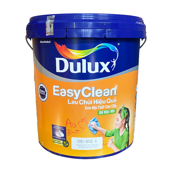 Sơn nước Dulux EasyClean nội thất mờ A991 15 Lít-2529