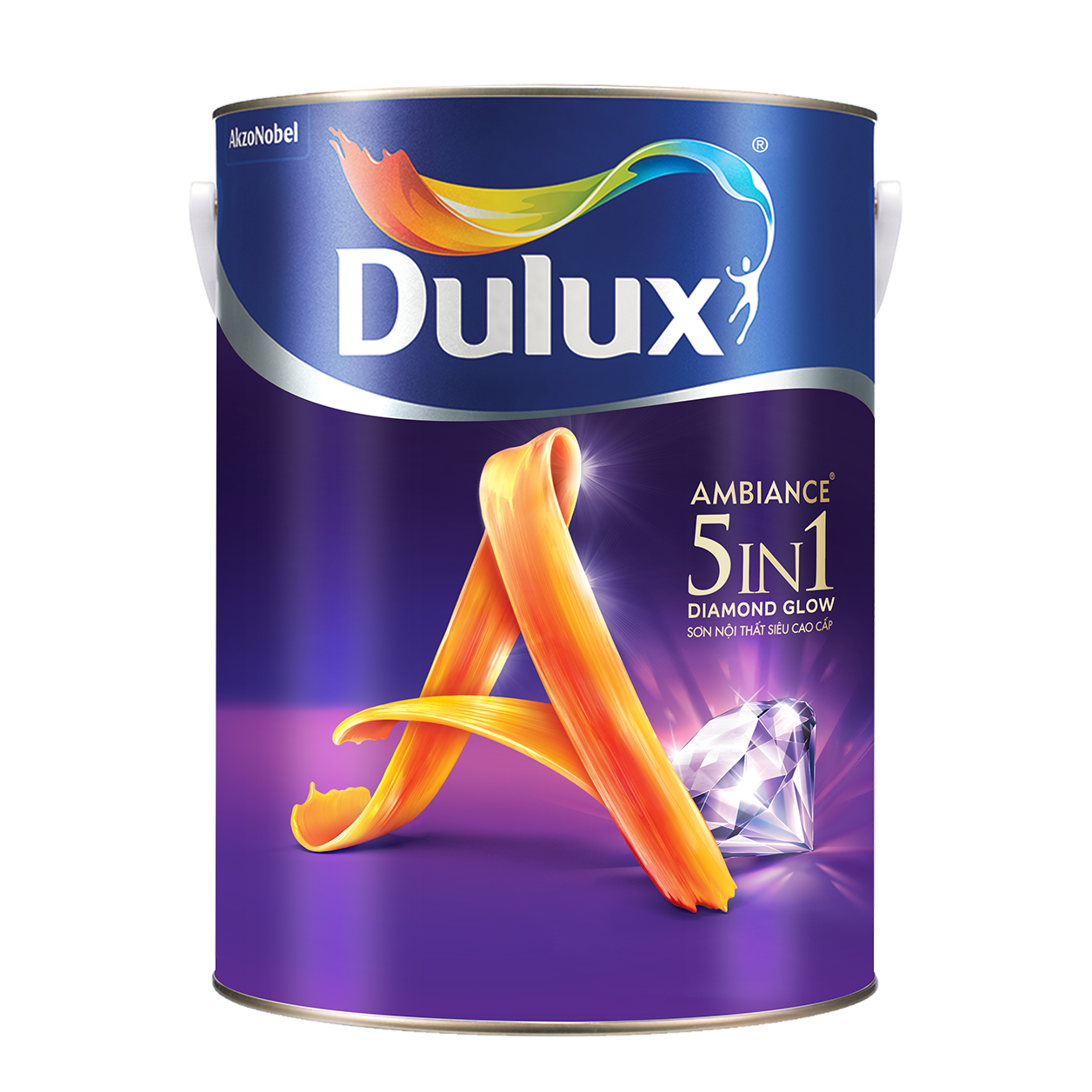 Sơn nước Dulux Ambiance 5 in 1 Diamond Glow 66AB 5 Lít-2515