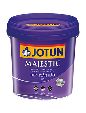 Sơn nước Jotun Majestic Đẹp Hoàn Hảo Mờ nội thất 5 Lít-2567